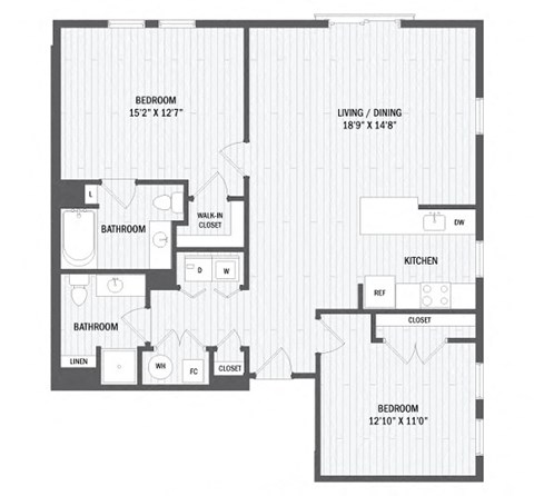 Floor plan at Jack Flats by Windsor, Massachusetts, 02176